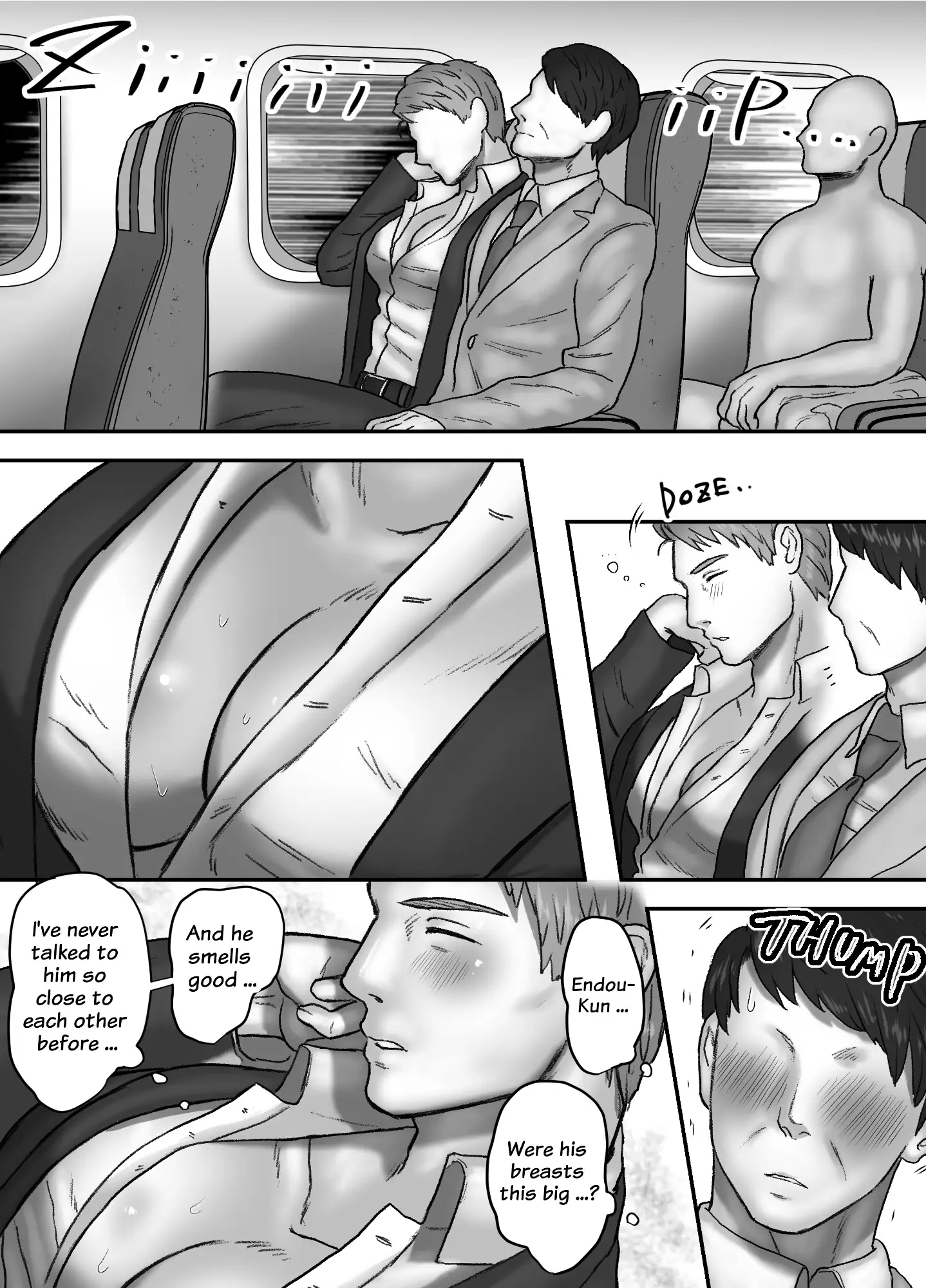 Ran-nosuke, the Dirty Slutty Businessman's Business Trip